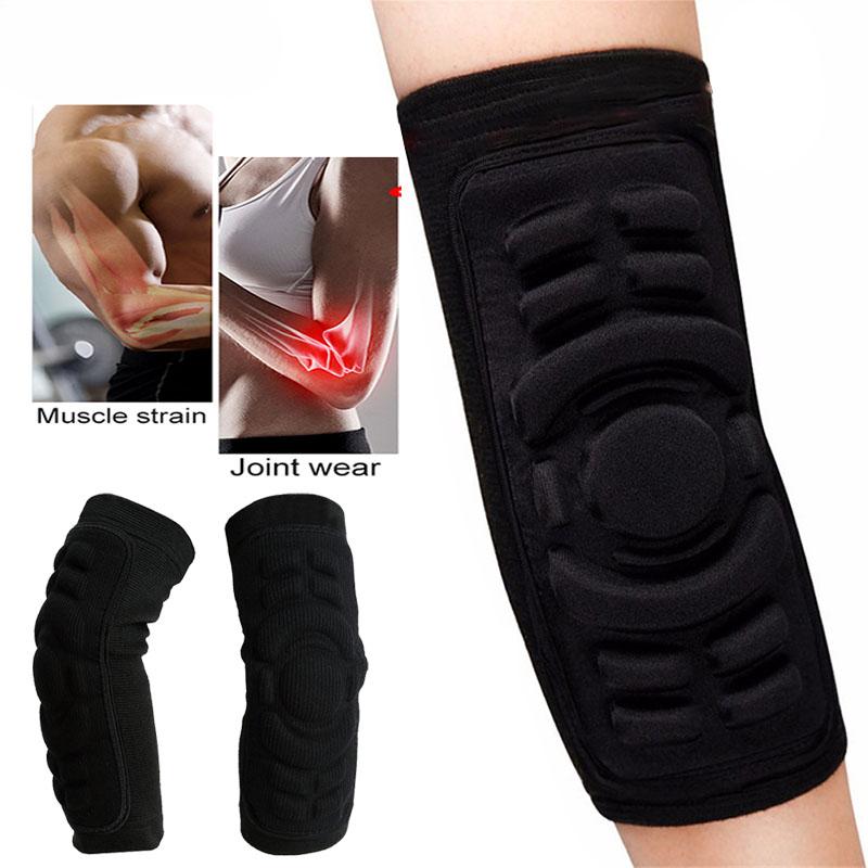 1 пара дышащих футболок, баскетбола, сноуборда, катания на коньках, езды на велосипеде, спортивные рукава, защита налокотника, эластичный налокотник