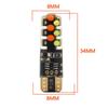 Led T10 Rgb Автомобильный габаритный фонарь 12 В Rgbw Cob Светодиодная лампа для чтения с автоматической атмосферной лампой с пультом дистанционного управления