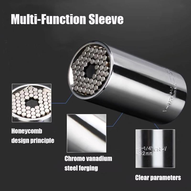 Механическая мастерская Универсальный динамометрический ключ Головка Набор торцевых головок Втулка для электрической дрели Трещотка Втулка гаечного ключа Рукоятка Многофункциональный ручной инструмент