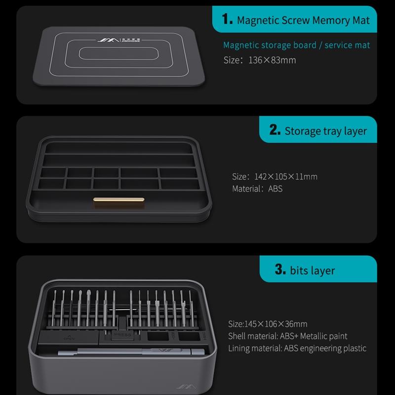 Xiaomi Youpin JIMI 38 в 1 набор отверток сменные биты FM1 набор отверток с трещоткой DIY бытовой ремонт JIMIHOME портативный