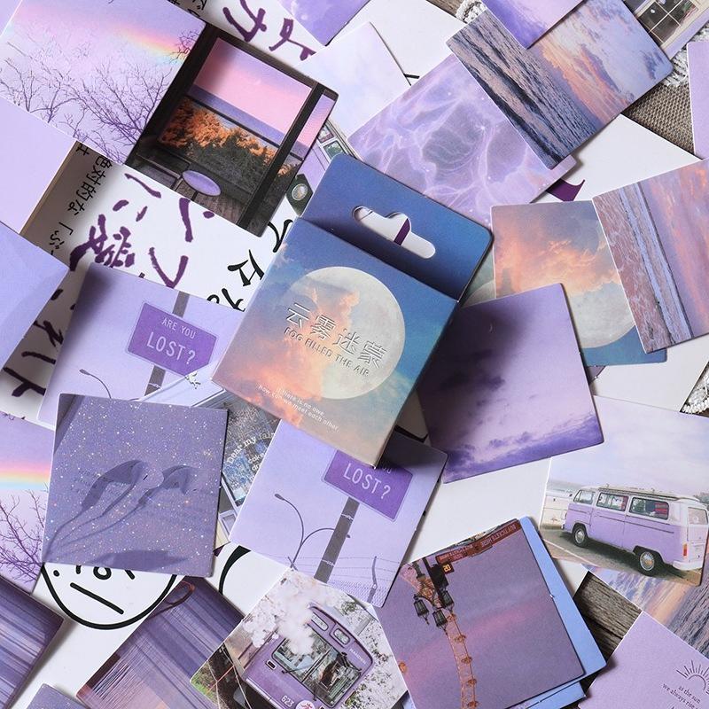 Милая наклейка с кошкой, креативная наклейка с изображением черного котенка Kawaii, играющего с милой канцелярской наклейкой для декоративного альбома своими руками