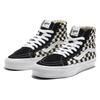 Vans Sk8-Hi Reissue 38 Checkerboard - черные кроссовки унисекс с белым VN000CR02BO