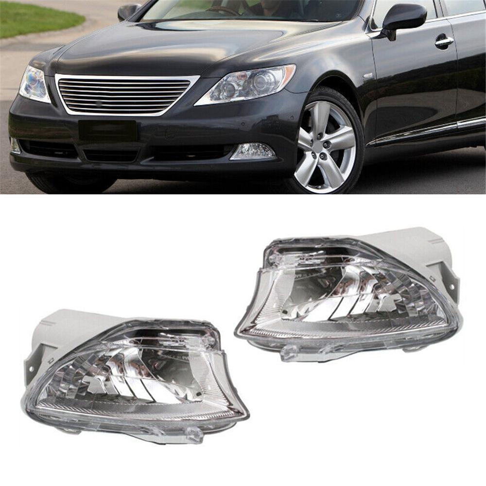 2x Clear Lens Fog Light Plastic Lens LH & RH 14461978 For 2007-2009 Lexus LS460