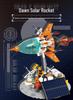 Jiaqi Dawn Solar Space Station Rocket Building Block Model Gift for Adults