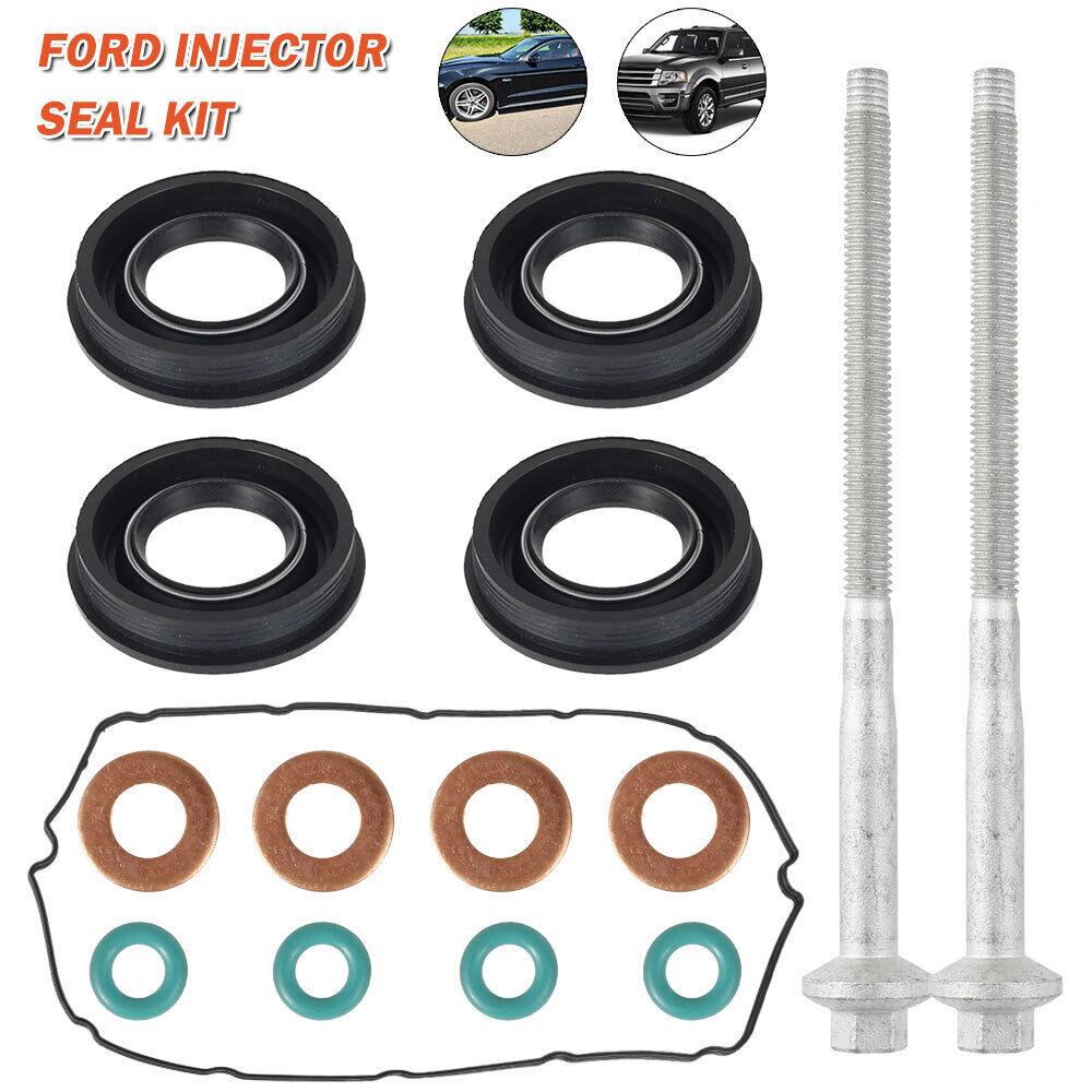 For Ford Transit Mk7 2.2 Tdci Injector Seals Bolts Rocker Cover Gasket 1372490