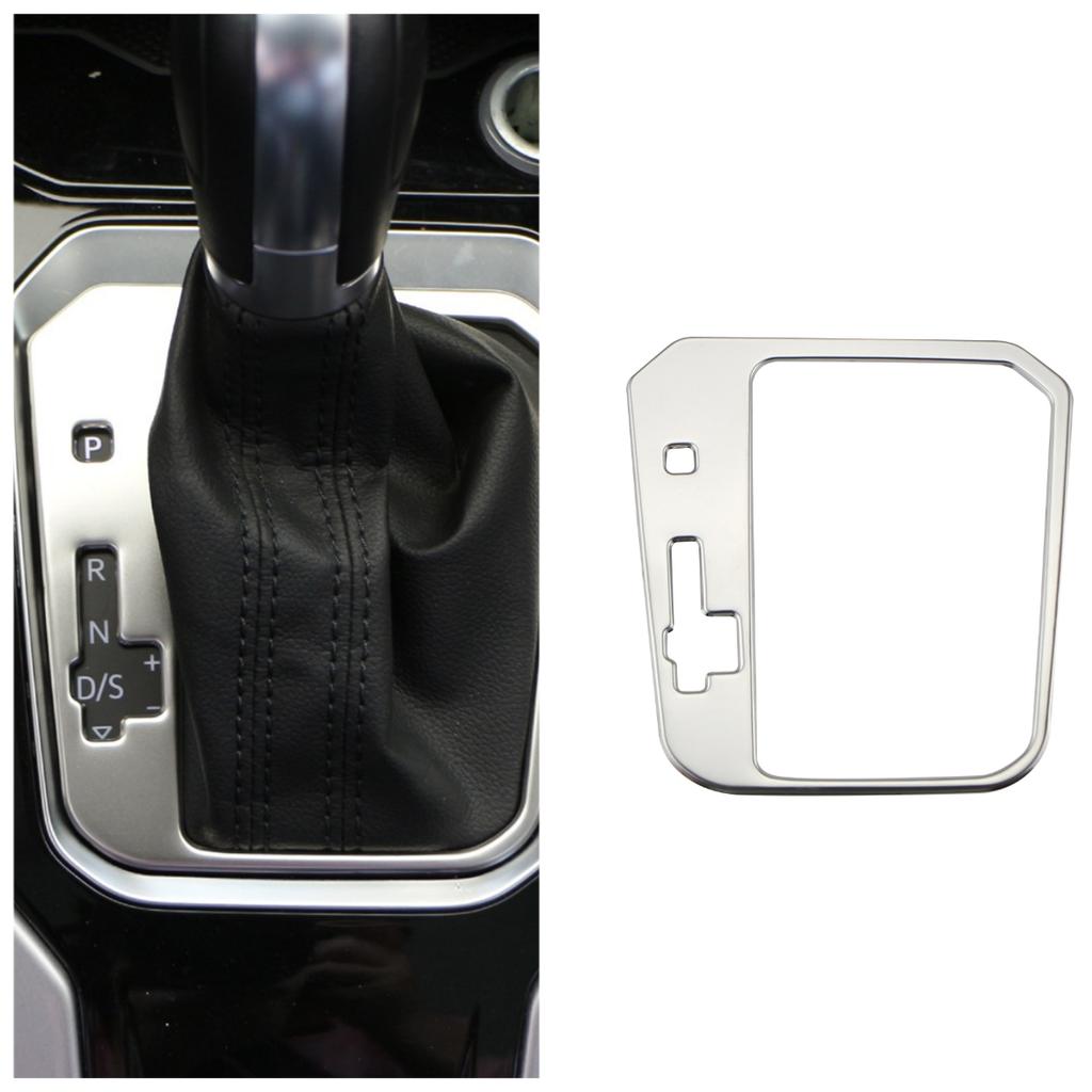 Наклейка-накладка из нержавеющей стали на панель ручки переключения передач для Volkswagen VW Troc T-Roc 2018 2019 2020 2021 AT LHD Аксессуары