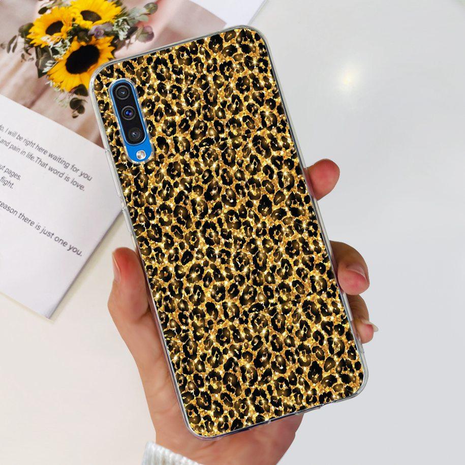 For Cover Samsung Galaxy A50 Phone Case Luxury Marble Flower Transparent Soft Bumper For Samsung A50S A30S A307F A507F A 50 Capa