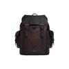 Рюкзак Hudson 30 Classic Monogram из покрытого канваса и кожи, большой мужской, цвет Махагоновый Черный CR388-QBAE4