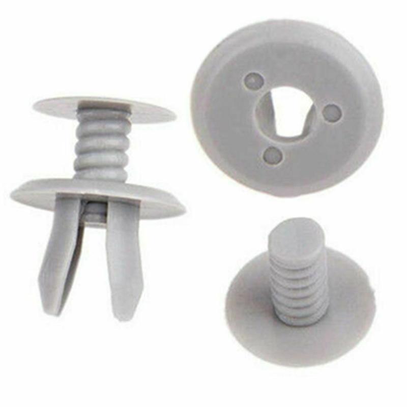 100 шт. зажим для бампера, внутренняя отделка, фиксатор нажимного типа 701867299 для VW T4 T5 Transporter, автомобильные аксессуары