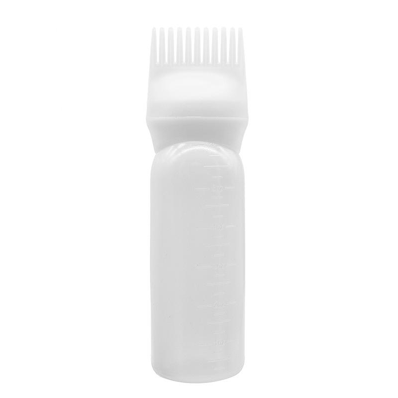 1PC 3 Color Oil Applicator Bottle For Hair Professional Hairdressing Dyeing Comb Bottles Barbershop Hairdresser Coloring Supplies