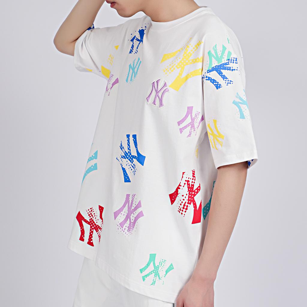 New MLB T Shirts Unisex White 31TSMY131-50W