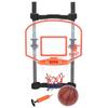 VidaXL Adjustable Door Basketball Set for Children Sport Hanging Basketball Game Set Boys Toddlers 80351