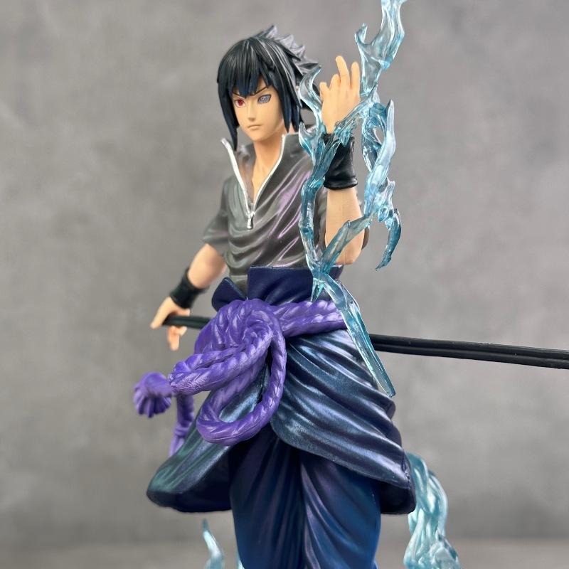 Naruto Animation Ten Years Hundred Ninja Naruto Sasuke Doll Animation Peripheral Scene Table Model Ornament Gift Wholesale