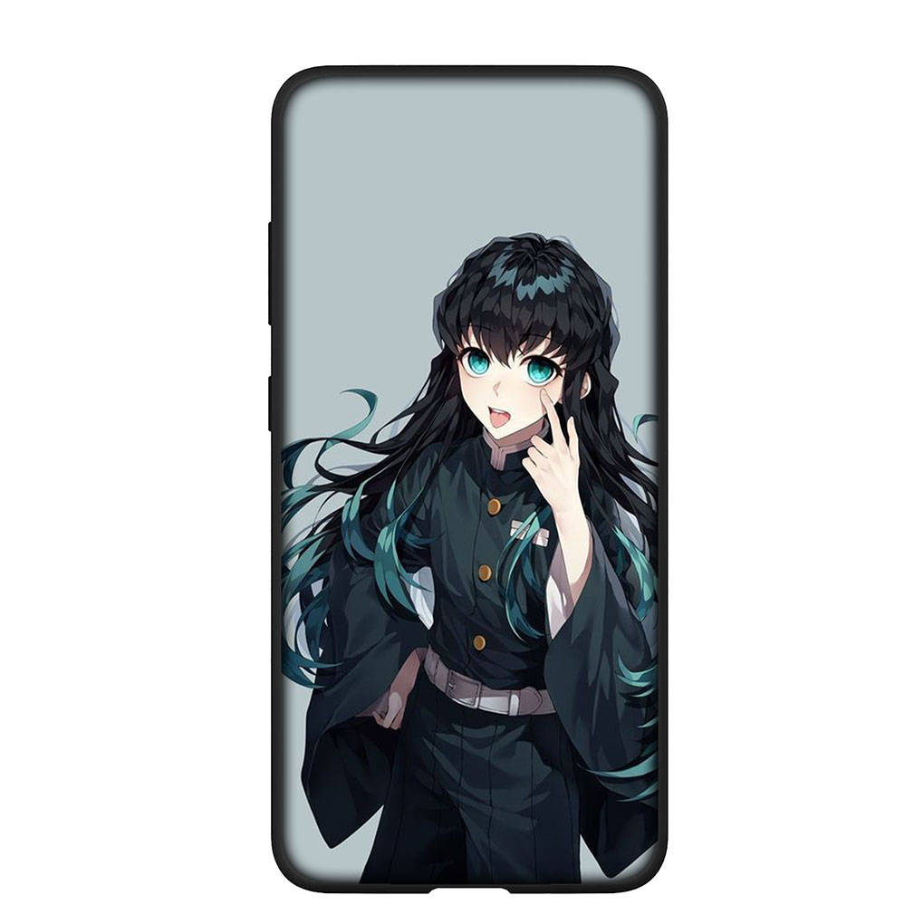 Чехол для телефона Samsung Galaxy S25 S24 S23 iPhone 16 15 Xiaomi Redmi Note 14 13 12 16E X 11 Pro Max OPPO Moto Huawei Demon Slayer Muichiro Tokito Cover