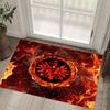 Eintracht Frankfurt Football Design Crystal Velvet Carpet Cozy Non?Slip Printed Rug For Bedroom Living Room Entrance