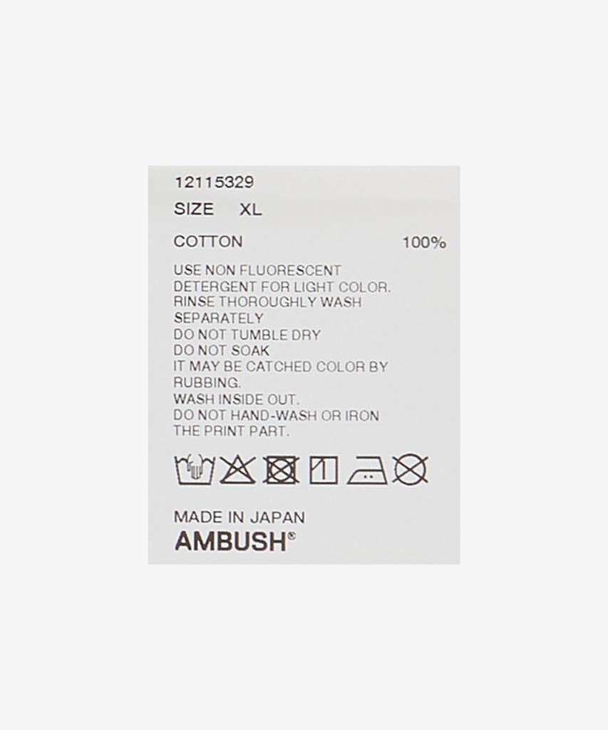 Футболка с коротким рукавом AMBUSH Slow & Steady - Кремовый / 1211532911