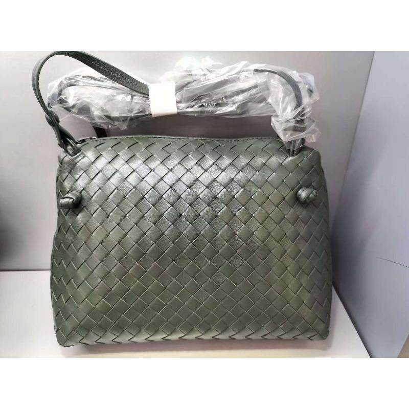 Горячая натуральная кожаная ручная плетеная сумка через плечо повседневная сумка через плечо модная и универсальная сумка-ракушка женская трендовая сумка