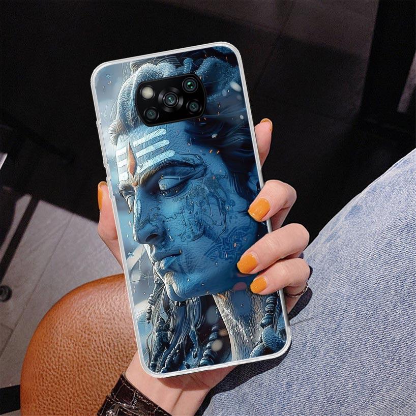 Lord Shiva Hindu God Buddha India Phnoe Case for Xiaomi Poco X5 X6 X7 Pro X4 Gt F7 Ultra M8 M7 Redmi 15C 15 13C 13 12C 12 Unique