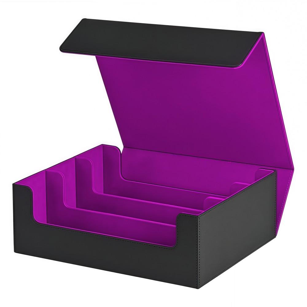 Коробка для хранения карточек с магнитной застежкой, вмещающая более 1800 карточек, для защиты карточек ТКГ, ККИ, МТГ, спортивных карточек