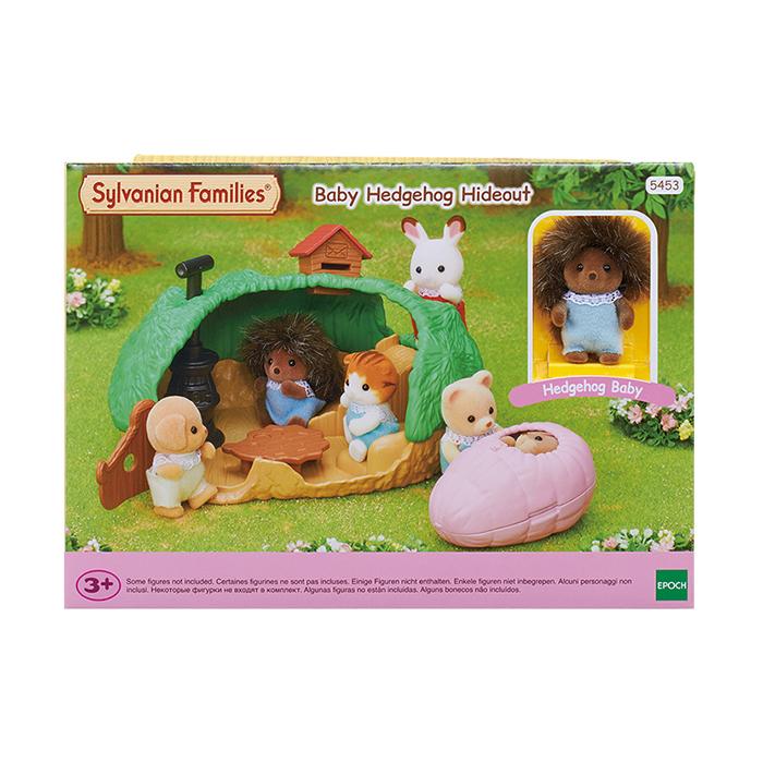 Sylvanian Families 5453 Baby Hedgehog & Cradle Basket Set