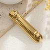 Geometric Metal Hair Tie, Alloy Elastic Ponytail Holder for Women, Minimalist Square Hair Ring for Daily Commuting Use