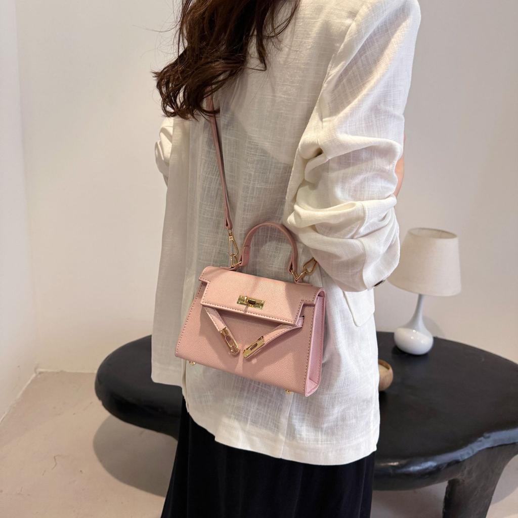 Bags for Women's Texture, Fashionable and High-end Women's Bag, One-shoulder Crossbody Bag, Carry-on Niche Commuter Kelly Bag