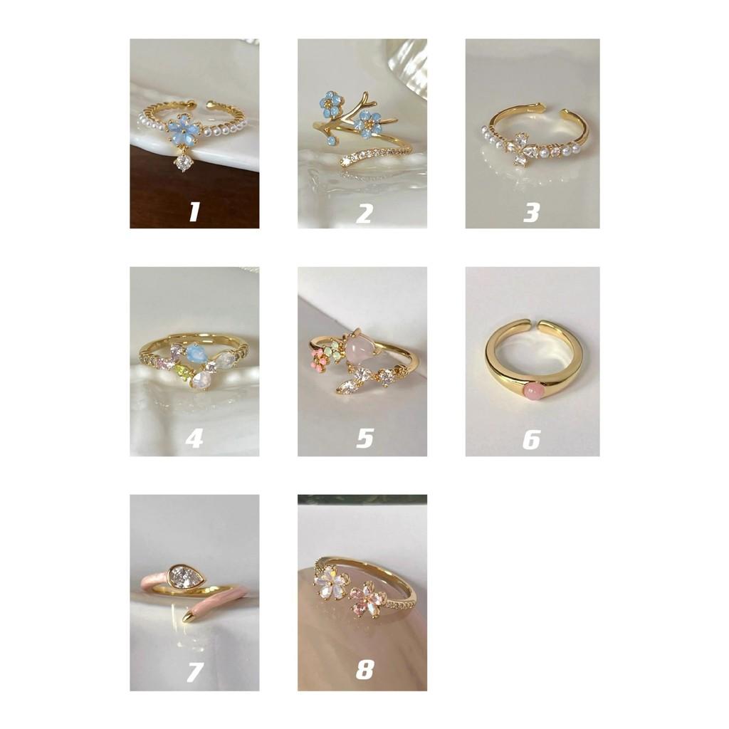 Trendy S925 Pure Silver Ring With Beautiful Pearl Floral Detailing For Women