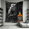 Jack Daniel'S Old No Brand Tennessee Sour Mash Whiskey Jack Daniel Distillery Lynchburg Tenn США Ткань для фона Гобелен Настенный
