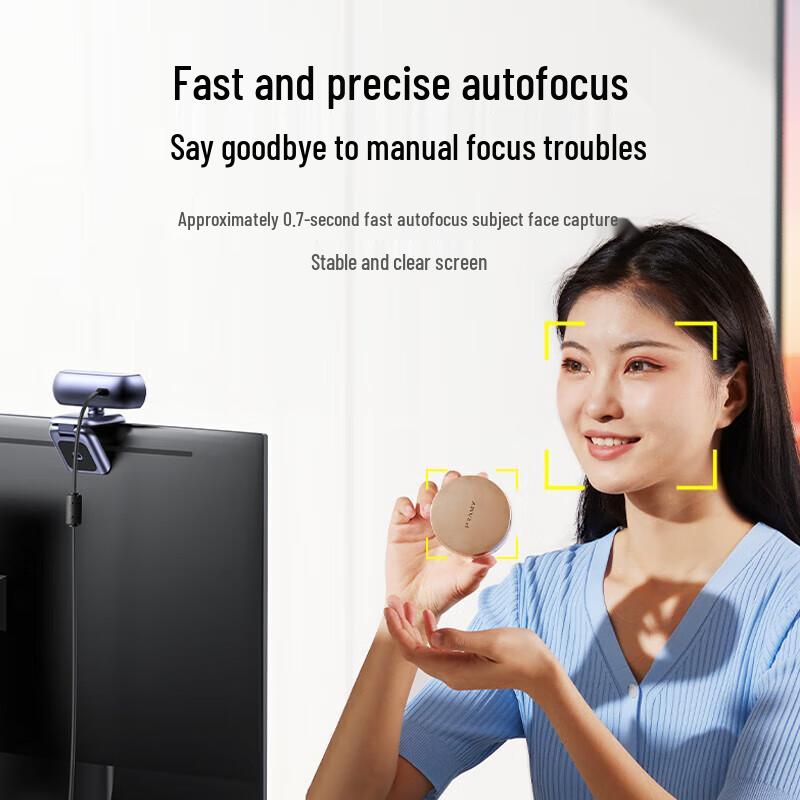 UGREEN 2K HD USB Webcam with Microphone & Autofocus