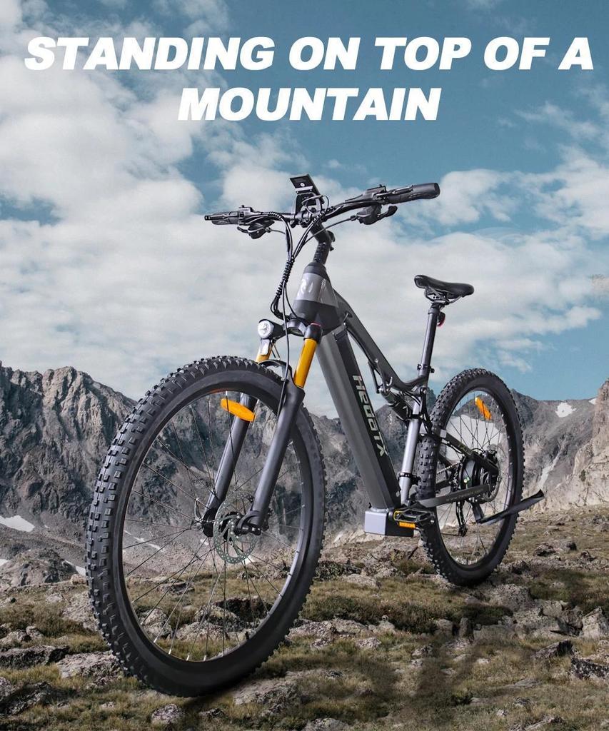 2026 new outdoor electric bicycle TX19 1000W motor 48V19.2AH battery dual hydraulic brake, 29 inch tires, 27 speed off-road electric bicycle