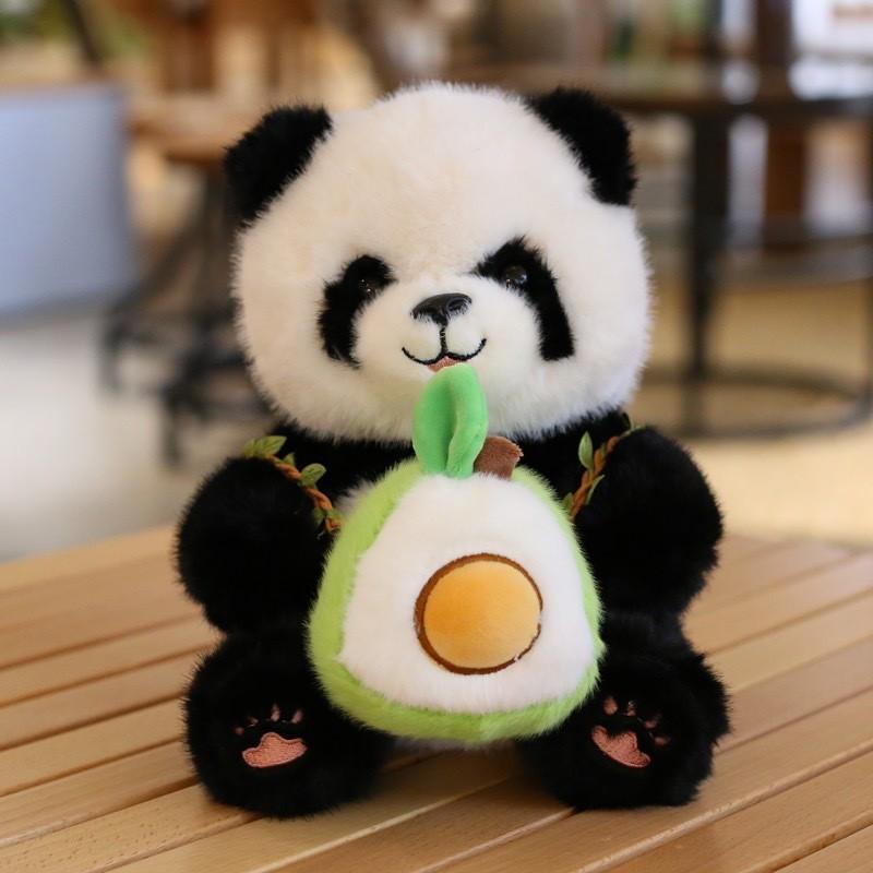 Giant Simulation Cute Panda Plush Toy Doll Silly Travel Souvenir Mascot Gift