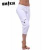 Эластичный пояс с пуговицами и карманами для йоги 7 Брюки повседневные и универсальные узкие модные универсальные