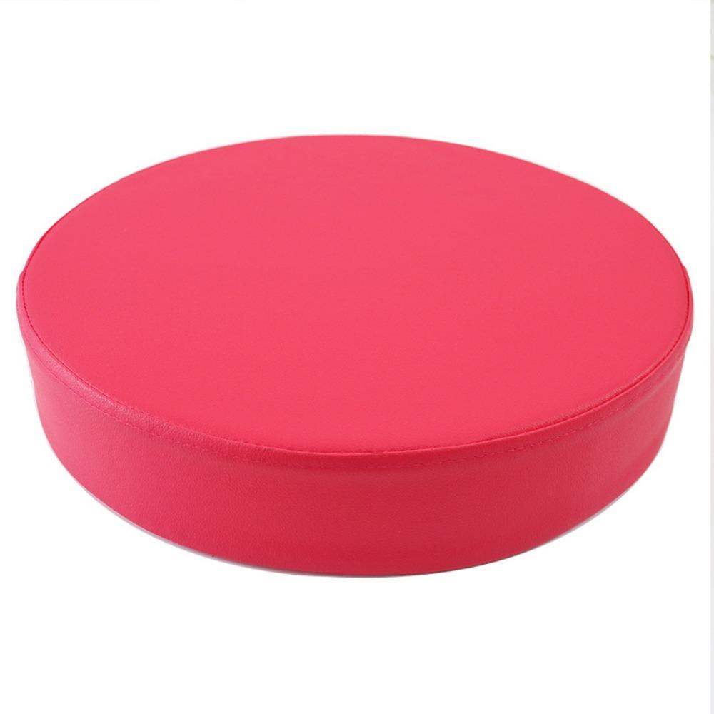 Thicken Leather Round Cushion Japanese Style Upholstered Cushion Simple Sponge Cushion  for Home