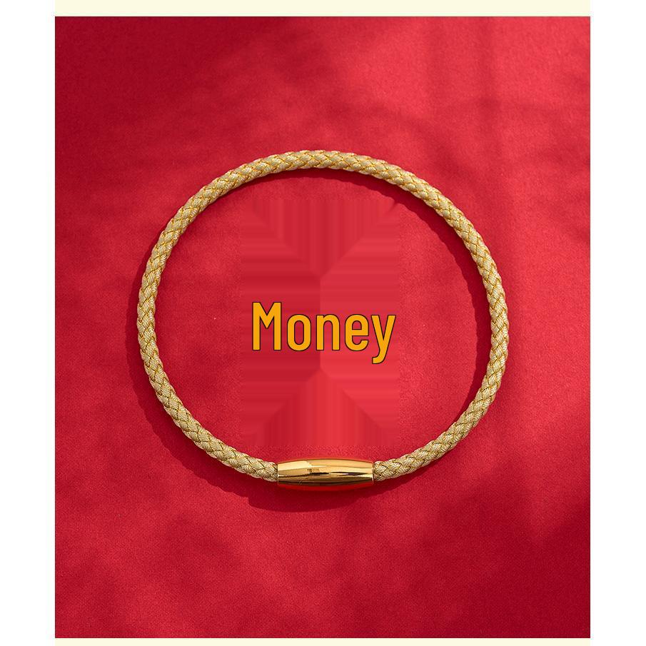 Пятиэлементный браслет для пары «Чешуя дракона» - Ручное плетение, Магнитный браслет-манжета, Подарок на Циси