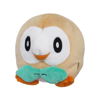 Sanei Boeki Pokemon ВСЯ ЗВЕЗДНАЯ КОЛЛЕКЦИЯ Rowlet (S) Плюшевая игрушка, Ш11,5 x Г12 x В11,5 см, Покемон PP54