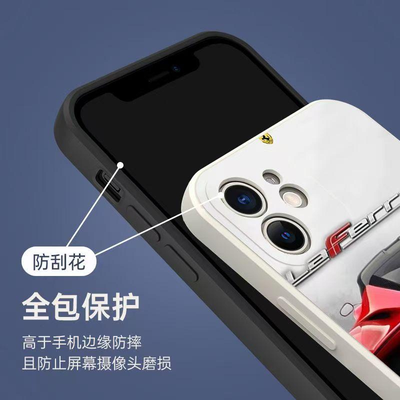 Чехол для мобильного телефона автомобиля для Apple 13 Huawei Mate40 iPhone12promax Для Ferrari SF90 Команды SJ Scuderia Ferrari Roma 488 Portofino F8