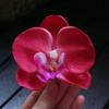 8,5 см заколка для волос в виде орхидеи для женщин, заколки для волос с искусственными цветами, милые аксессуары для волос для свадебной вечеринки, подарки