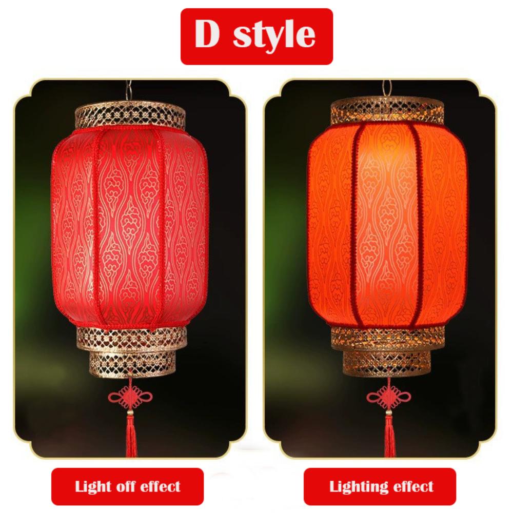 Водонепроницаемый Новогодний Фонарь Антикварный Красный Фонарь Украшение на Китайский Новый Год