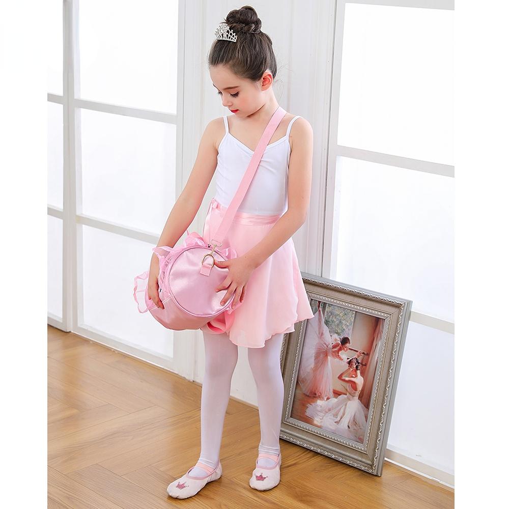 Сумки для балета и танцев, спортивный танцевальный детский рюкзак для девочек, детская сумка-бочка, костюмная одежда, обувь, платье, сумочка