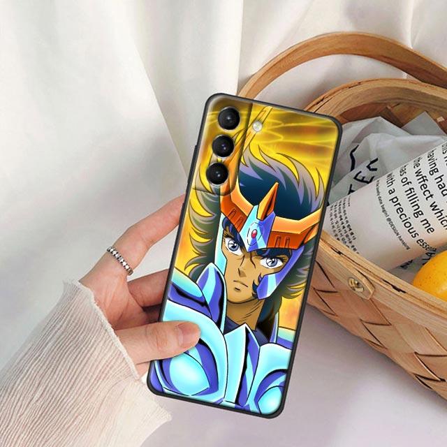 Чехол для телефона Saint Seiya для Samsung Galaxy S24 S23 Ultra 5G S20 S21 FE S25 S24FE S26 Plus Мягкий чехол Пегас Сейя