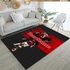 Ac Milan Customize Text Area Rug Suitable for Entryway Bedrooms Outdoor Study room Anti-slip Rug Office home decor Perfect Gift for Women/Men