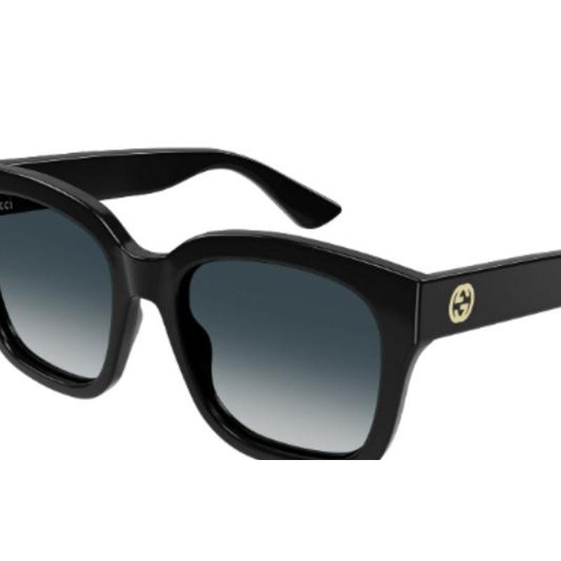 Gucci Temple Embellishment Square Sunglasses Women’s Black
