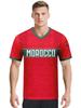 Custom Morocco Football Jersey Personalized Name Number V-neck Soccer Team Shirt for Men Women Kids