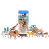 Animal Planet Animal Figure Slim Round Bucket 13p Set, 1 Set, Popular Toys In Korea