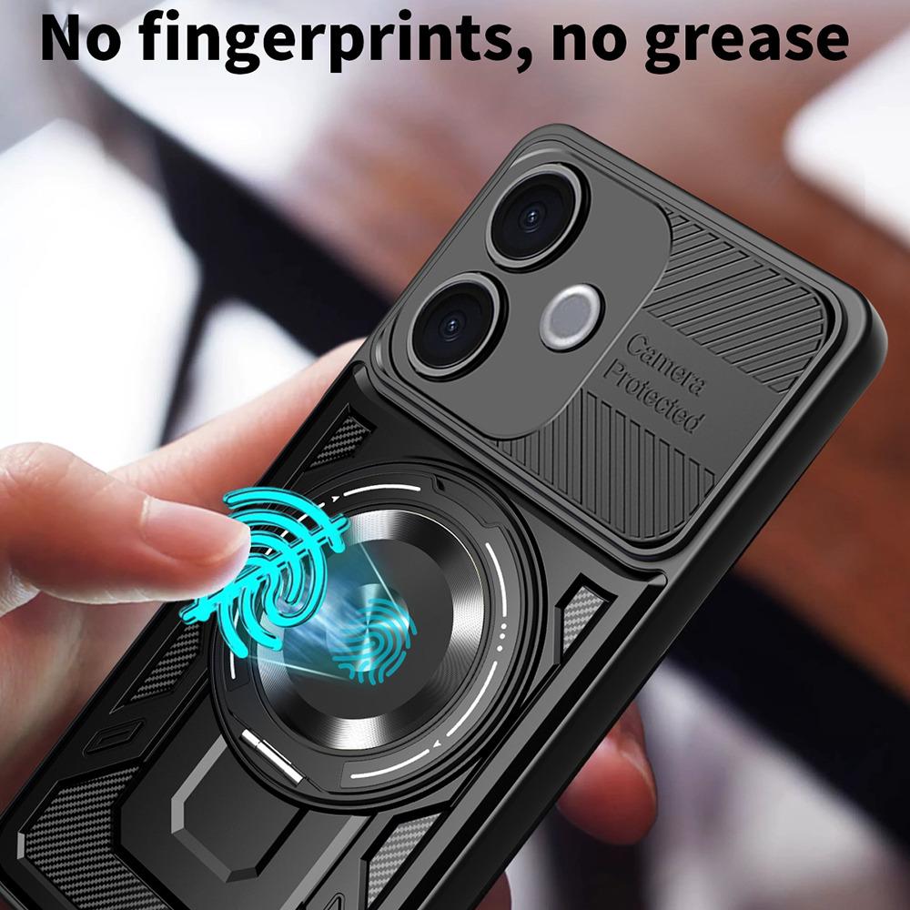 Magnetic Case For vivo V60 Lite 5G / V60 Lite 4G Rotating Kickstand TPU + PC Phone Cover
