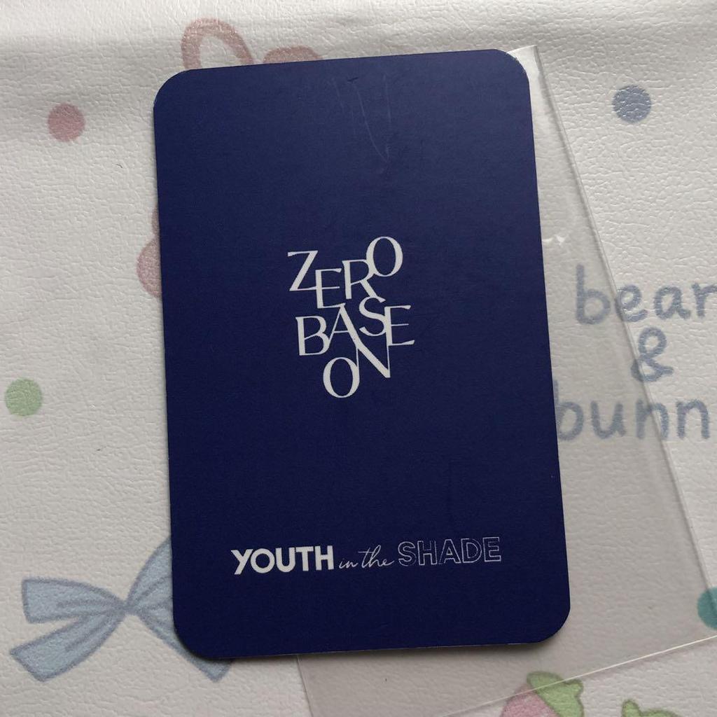 [USED] ZEROBASEONE Zhanghao ZB1 3rd week Sanok Zebewan trading card