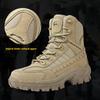 Мужские ботинки с высоким голенищем, обувь для альпинизма и пешего туризма, водонепроницаемая пустынная рабочая обувь для безопасности лодыжки, мужские уличные ботинки