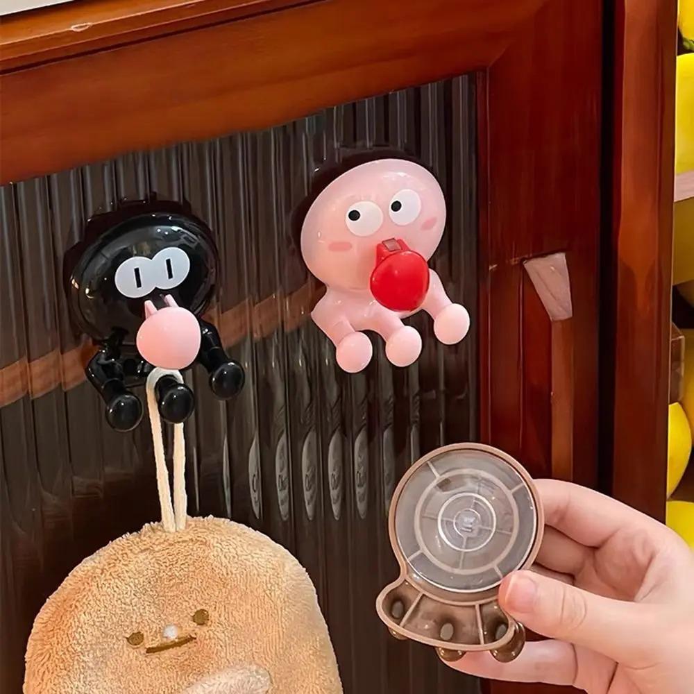 2/3 шт. Мультяшный осьминог крючки с присоской бесследная вешалка для полотенец крючки для хранения общежития