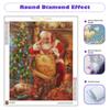5D алмазная живопись, вышивка Санта-Клаус, полный круглый набор со стразами, сделай сам, Рождественский подарок, домашний декор 30x40 см/12x16 дюймов