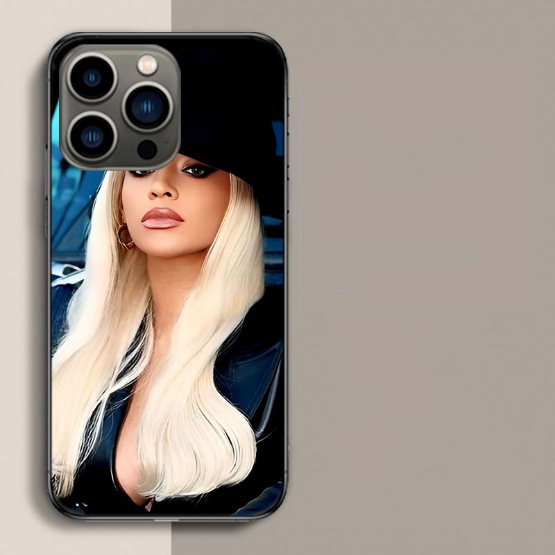 B-Бейонсе Концертный Чехол для Телефона с Челкой Для iPhone 17 Air 15 Pro 14 Plus 16 Pro Max 17E 16E 12 13 Mini 11 Чехол Милый Fundas